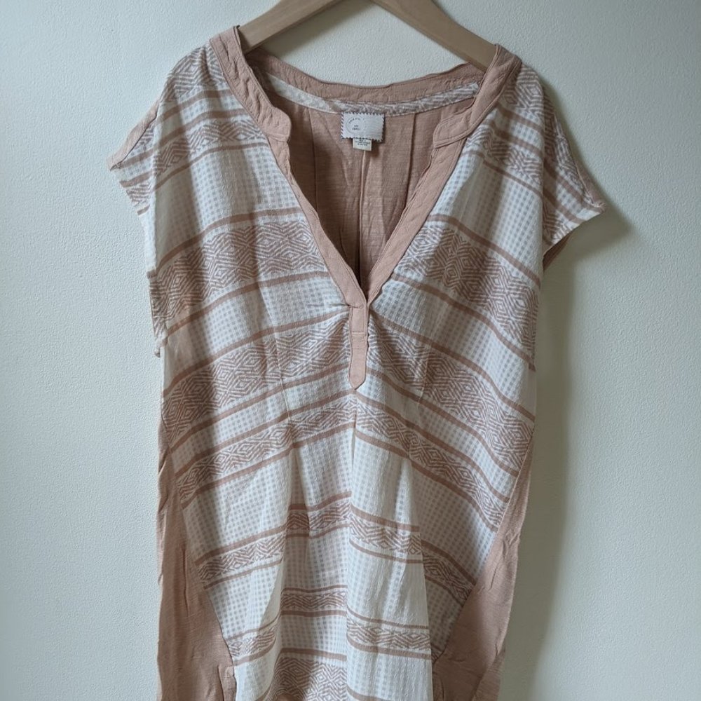 Anthropologie- women's pink blouse